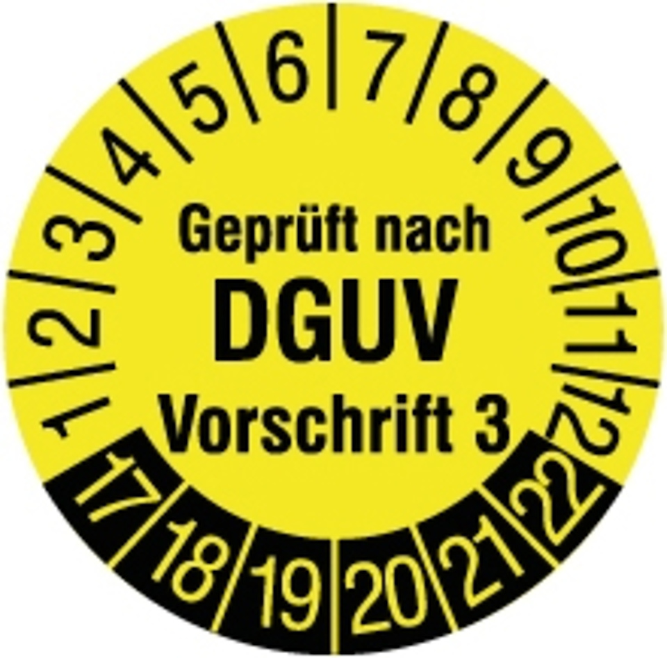 DGUV Vorschrift 3 bei Inprotec in Haßfurt
