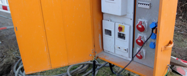 Baustrom bei Inprotec in Haßfurt